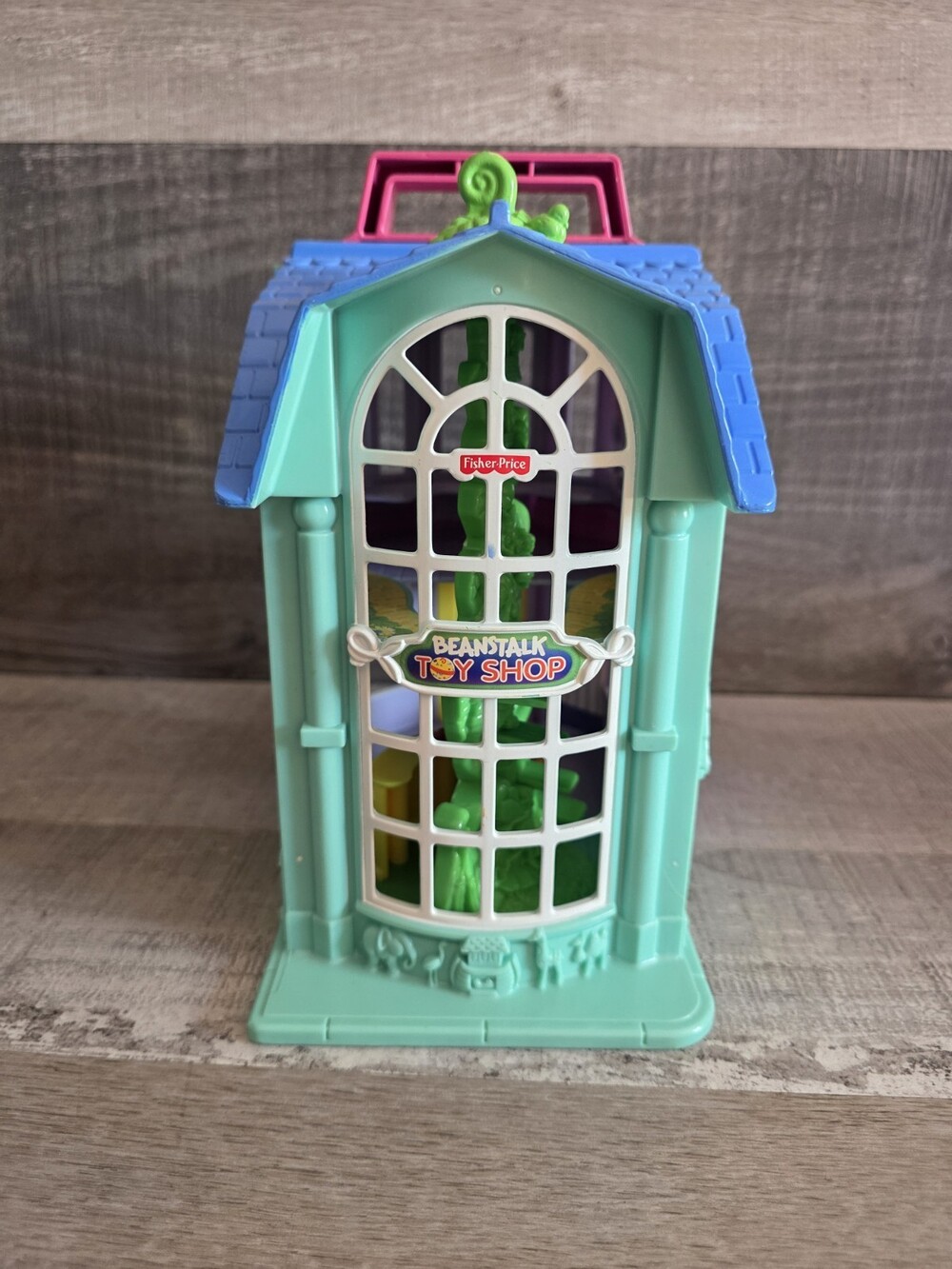 Fisher Price 2002 Sweet Streets Beanstalk Toy Shop Cafe Playset g55